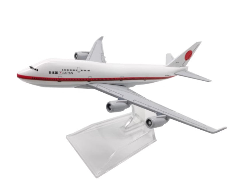 16cm JAPAN BOEING 747-400 Passenger Plane Airplane Diecast Aircraft Model