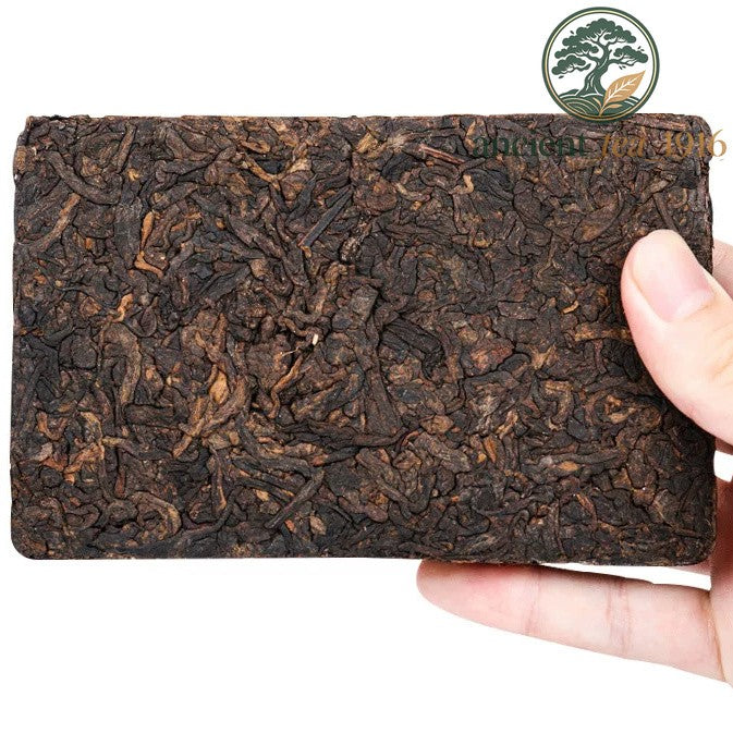 250g Ripe Tea Brick Pu'er Tea Ancient Tree Yunnan Lincang Pu Erh Tea Brick