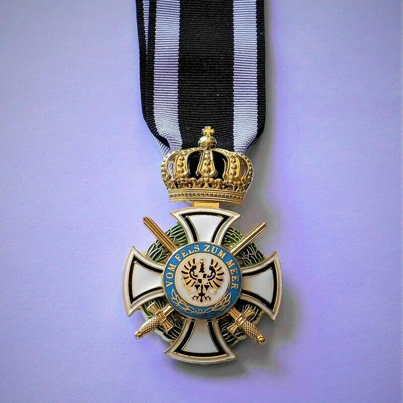 New WW1 German House Medal Order of Hohenzollern Commander Class High Replica
