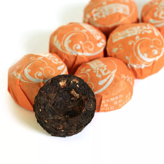 2015 year Orange Peel Citrus Flavored Mini Ripe Cake puer Pu'er Pu erh Tea