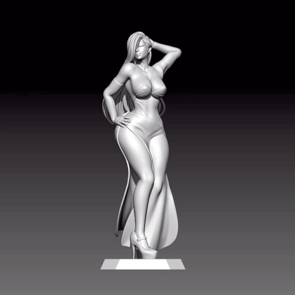 1/24 resin figure model kit Sexy Song Girl unassembled unpainted