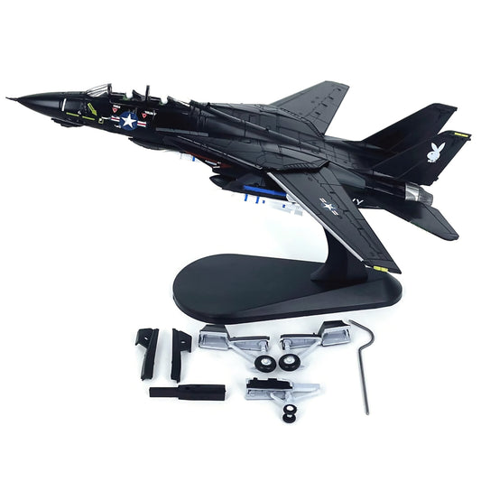 1:100 F-14 Tomcat US Fighter VX-4 Plane Model Alloy Aircraft Military Ornaments
