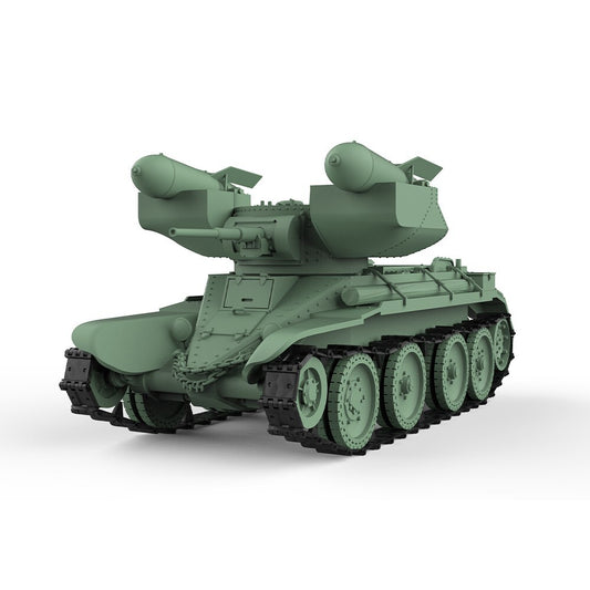 SSMODEL SS72589 1/72 25mm Military Model Kit Soviet RBT-5 Light Tank