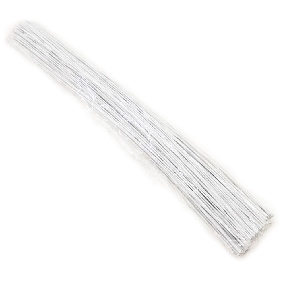 Flower Accessory 50Pcs Nylon Floral Wire Paper Covered Artificial Branches Twigs