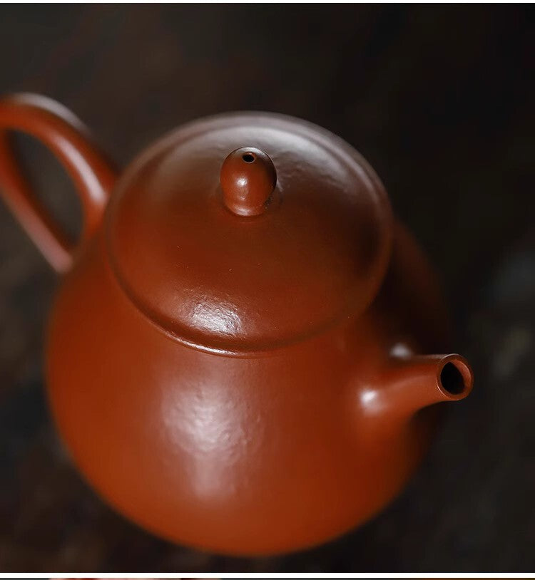 100cc chinese Yixing Handmade Zisha teapot Zhuni PanHu Gongfu Hu Tea Pot