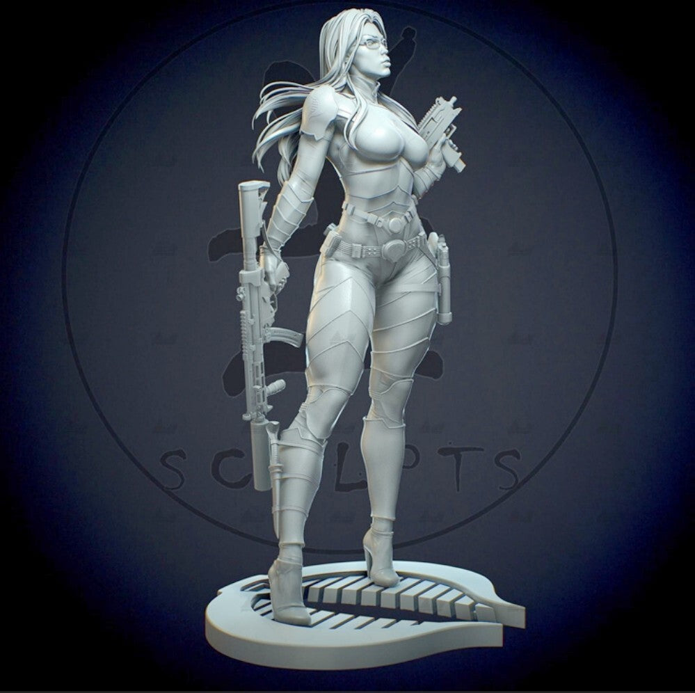 1/24 resin figure model kit Fantasy Baroness Unassembled unpainted