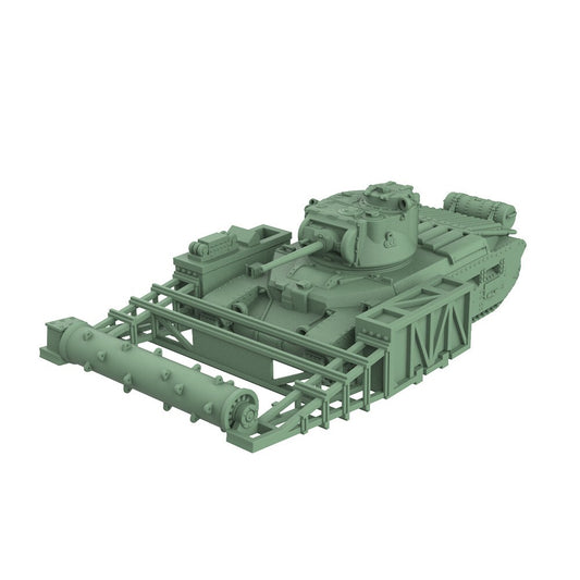 SSMODEL SS220574 1/220 Military Model Kit British Matilda With Paravane