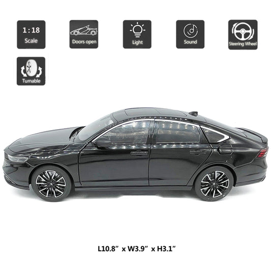 1:18 Honda Accord Model Car Diecast Toy Vehicle Toys for Kids Boys Gifts Adults