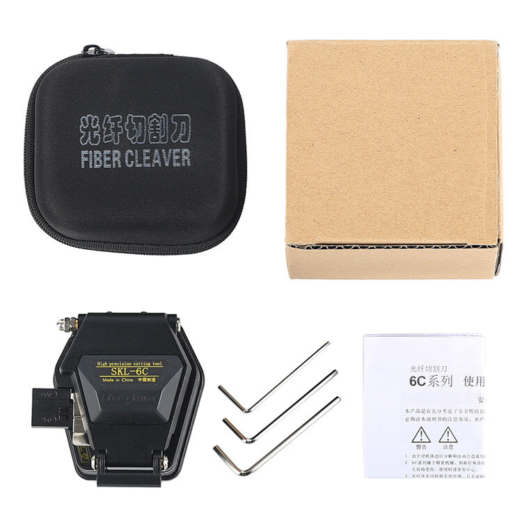 Fiber Optic Tools Fiber Cleaver SKL-6C Cutter Cable Cutting Tool Splicer Fusion