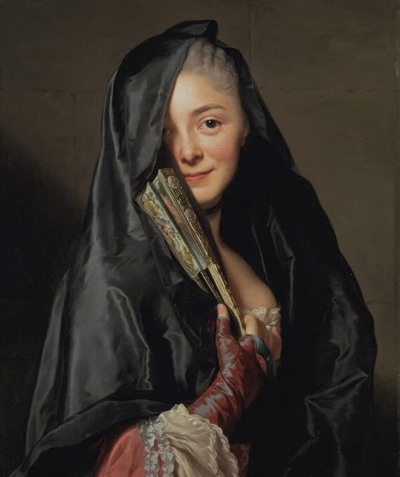 high quality oil painting handpainted on canvas "The Lady with the Veil "