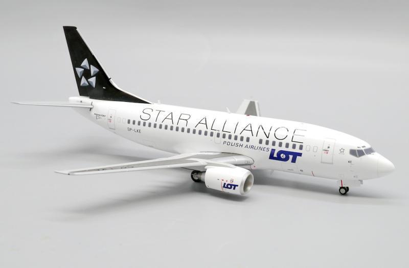 1:200 JC Wings LOT Polish Plane Airlines B737-500 Diecast Aircraft Model