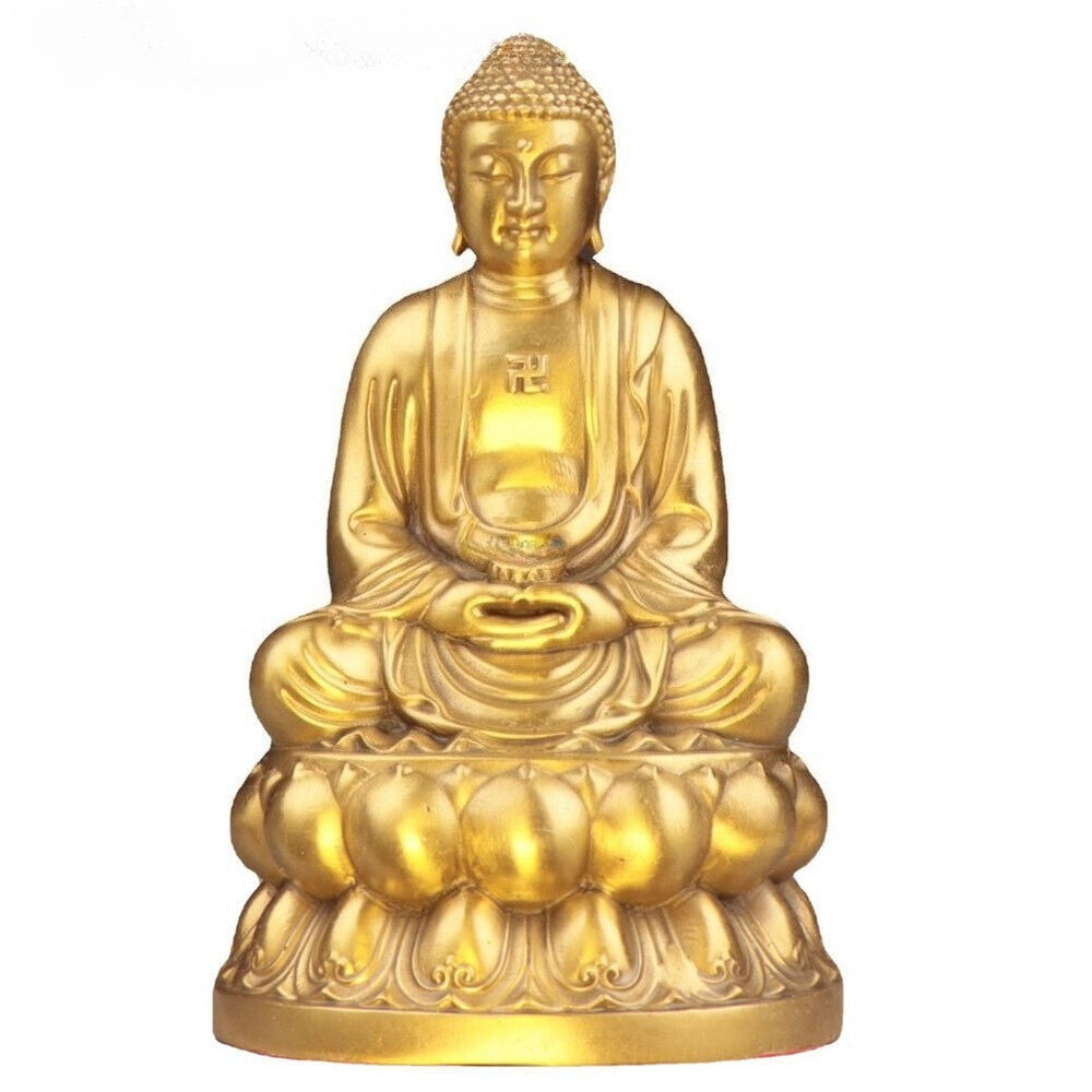 8" 20cm New Copper Sakyamuni Buddha Statue Gautama Buddha Tathagata