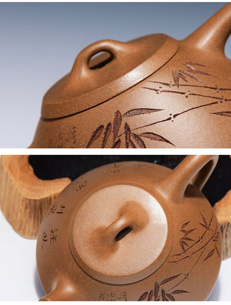 180cc Handmade Purple Sand Tea Pot Section Clay Shipiao Gongfu Tea Pot in Yixing, China-