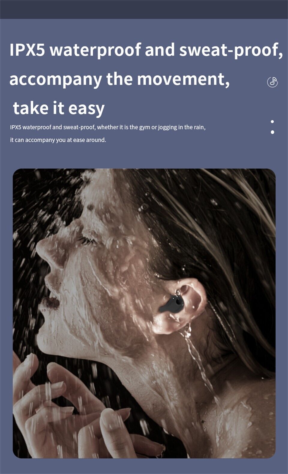 2023 Bluetooth Earbud Headset TWS 5.3 Wireless Earphone Invisible for All Phone