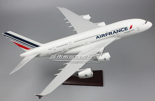 45CM AIR FRANCE AIRBUS A380 F-HPJC Passenger Airplane Resin Aircraft Plane Model