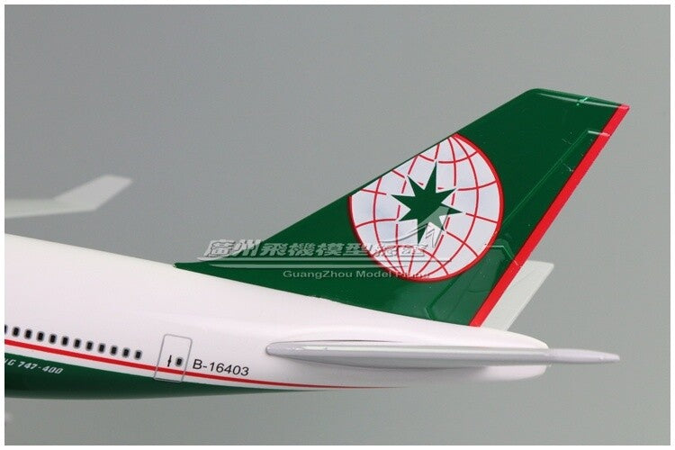 47CM 1:150 EVA AIR BOEING 747-400 B-16403 Passenger Airplane Resin Plane Model
