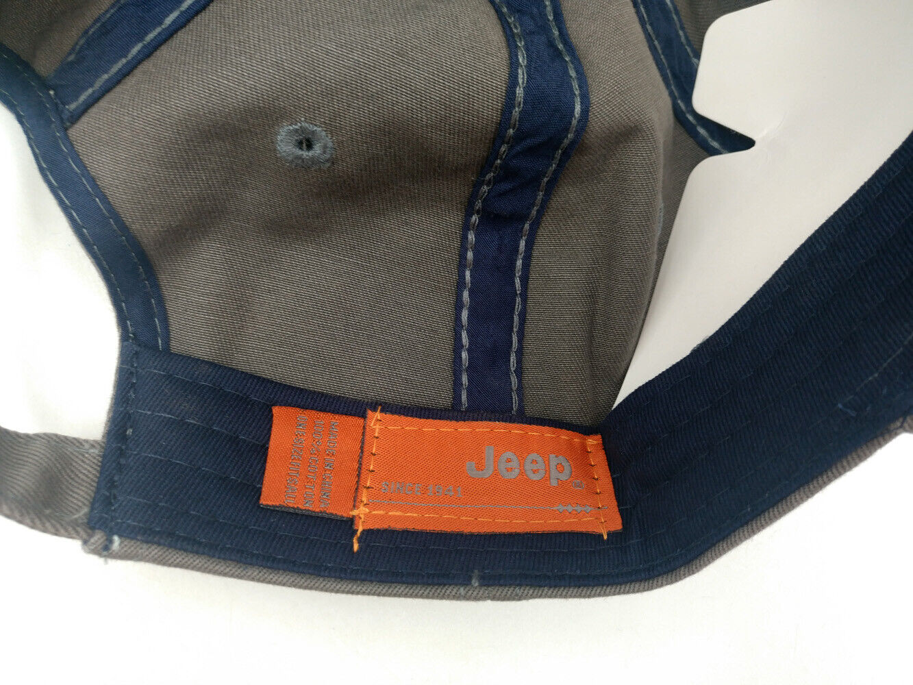 Jeep 1941 Hat Sport Baseball Ball Cap Embroidery Men's Unisex Adjustable Grey