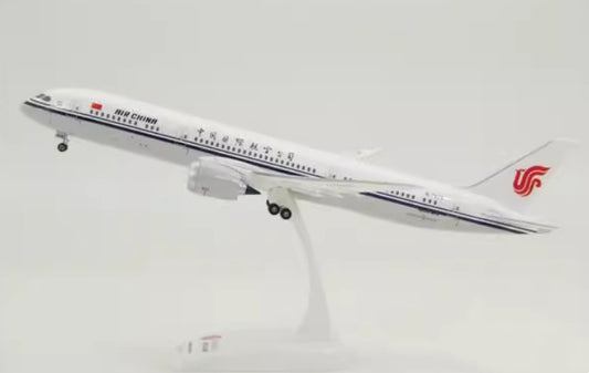 32CM 1:200 Risesoon Air China Boeing 787-9 Passenger Airplane ABS Plastic Model