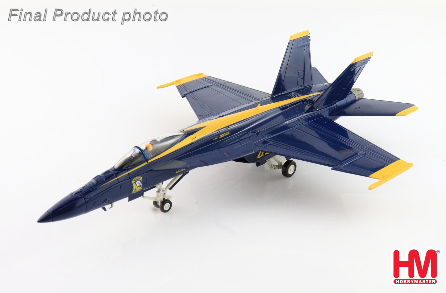 1:72 HM F/A-18E Blue Angels US Navy, 2021 Fighter Diecast Plane Aircraft Model