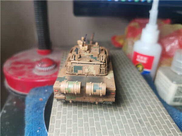Homemade 1/72 Chinese Type 15 Light Military Tank Simple Painted Model Ornaments
