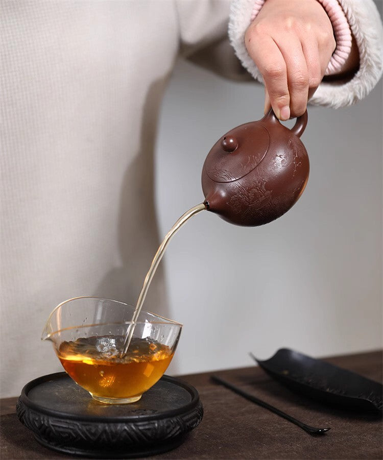 200cc chinese Yixing Handmade Zisha teapot Zi ni XiShi Gongfu HU Tea Pot