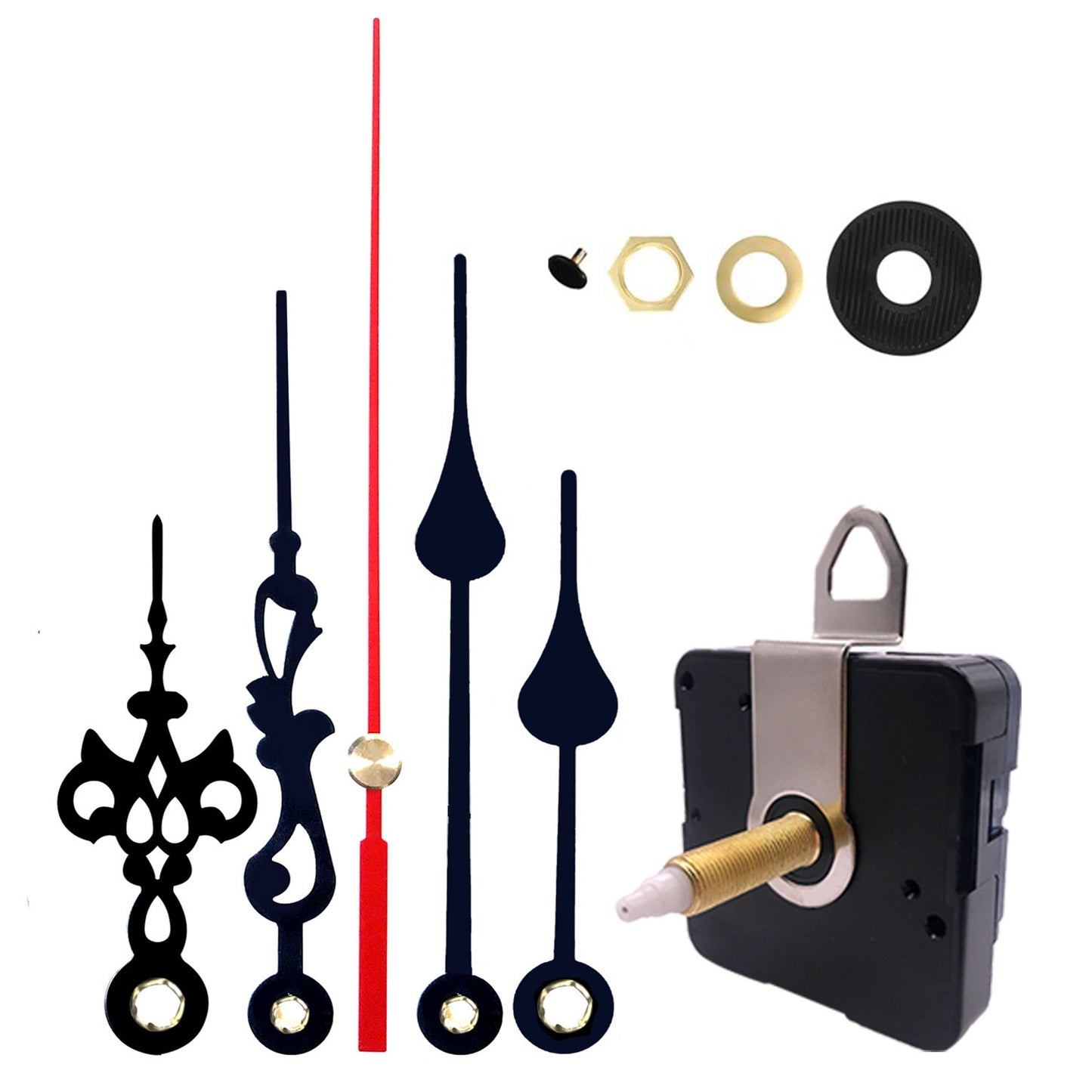 DIY Clock Parts Movement Quartz Mechanism Wall Replacement Repair Tool Hands Kit