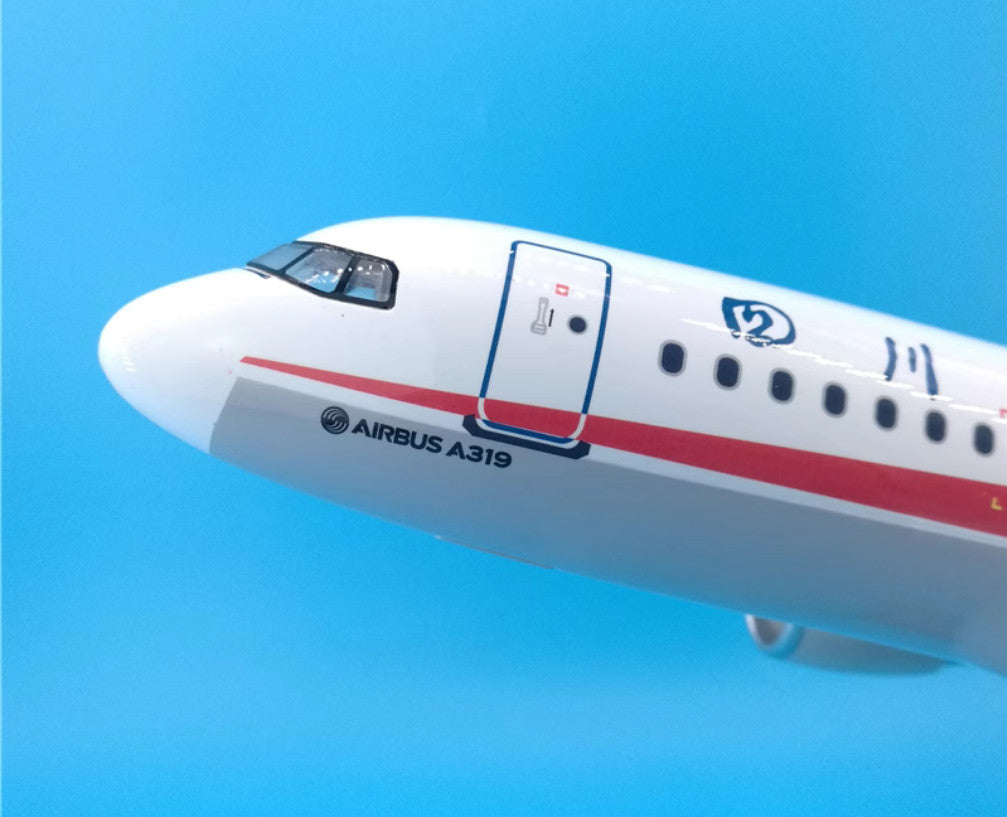 47CM SICHUAN AIRLINES AIRBUS A319 B-6419 Passenger Airplane Resin Aircraft Model