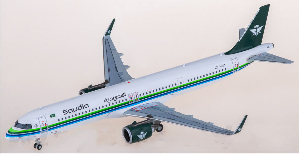 1:200 JC Wings Saudia Airbus A321neo Passenger Airplane Diecast Model