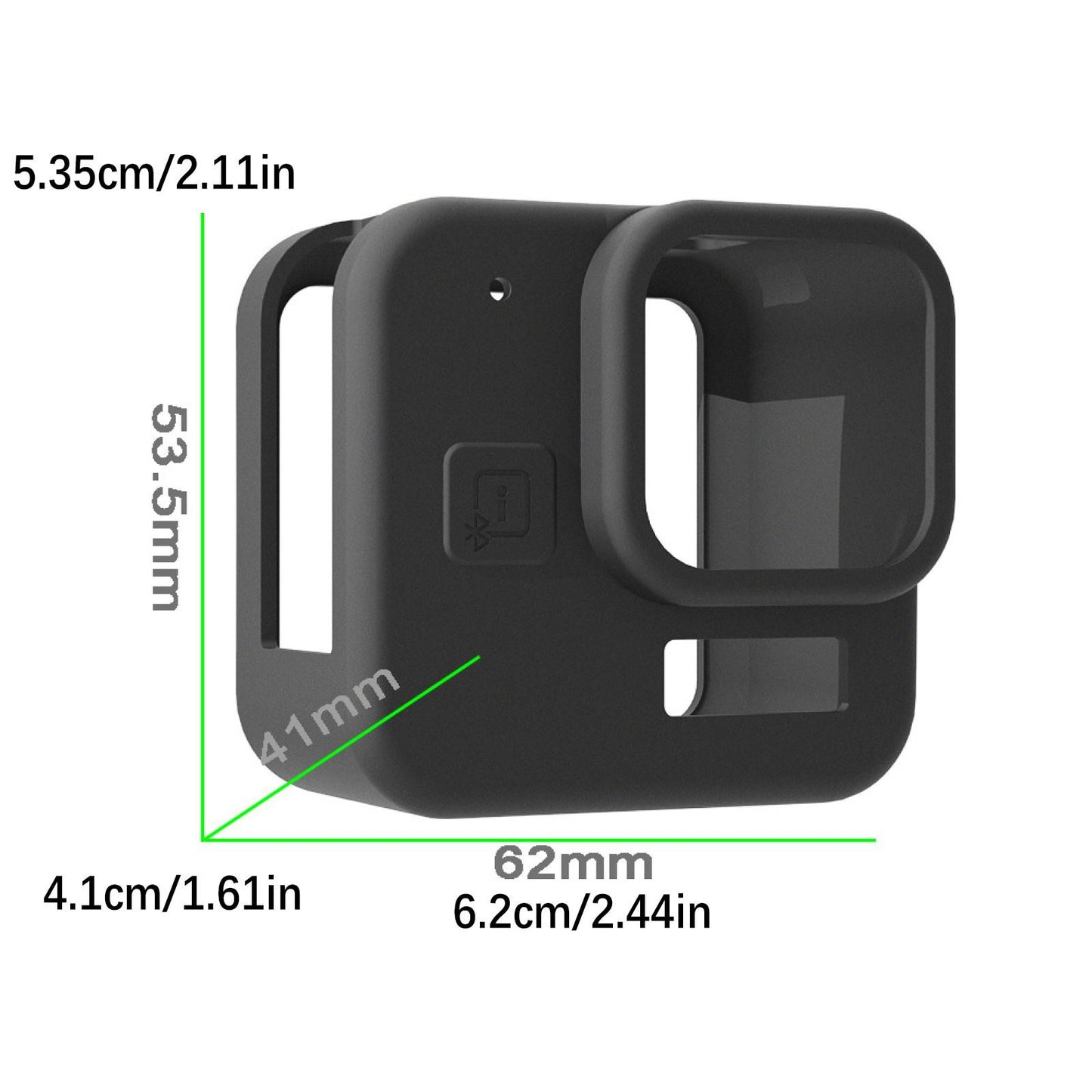 Black Silicone Case For GoPro Hero 11 Black Mini Action Camera Accessory ww