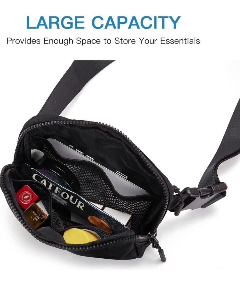 Telena Belt Bag for Women Men Fashionable Crossbody Fanny Pack for Women Waist B