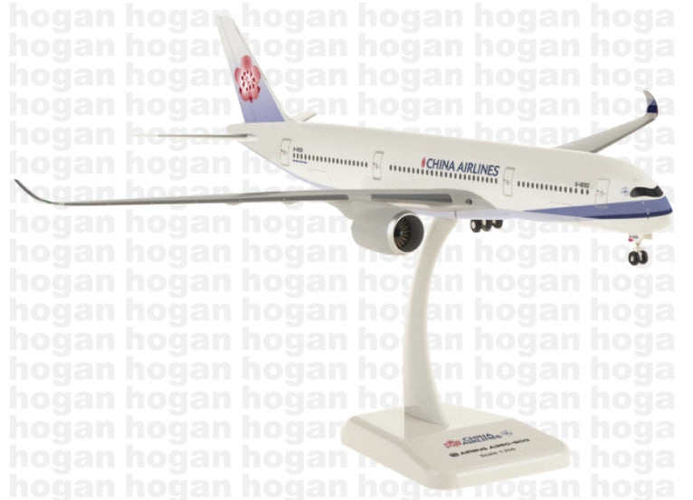 1:200 34CM Hogan CHINA AIRLINES AIRBUS A350-900 Aircraft ABS Plastic Plane Model