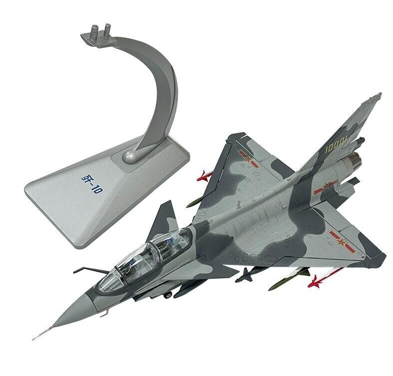 1:48 36CM China J-10 Fighter Plane Airplane Diecast Military Aircraft Model