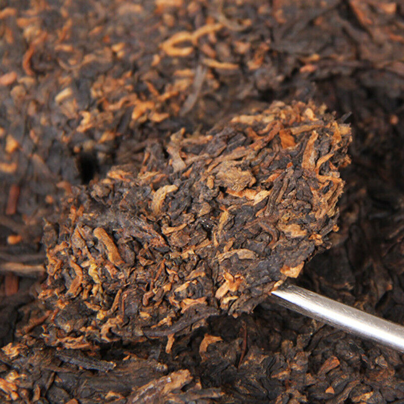 Black Tea Menghai Big Tree Pu'er Tea Cake Chinese Cooked Pu-erh Gift Tea 380g