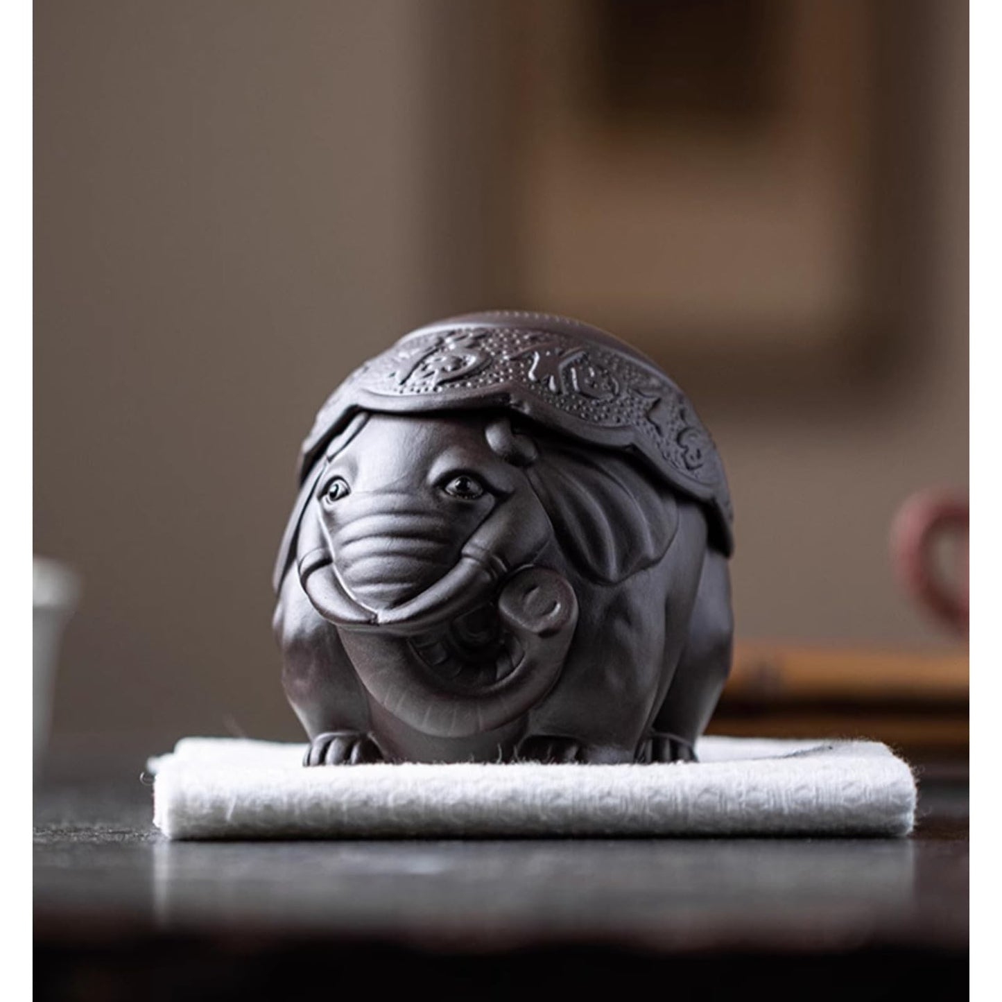Elephant Purple Sands Tea Pet Tea Strainer 9.8cm Kung Fu Tea Set Tea Ceremony