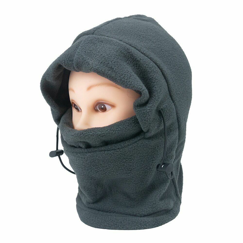 Winter Thermal Fleece Hat Neck Warmer Face Scarf Cap Balaclava Running Cycling