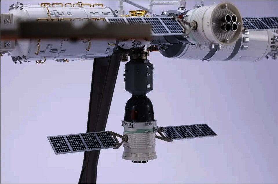 1:90 51CM CASC China Tianzhou Space Station Diecast Aerospace Model