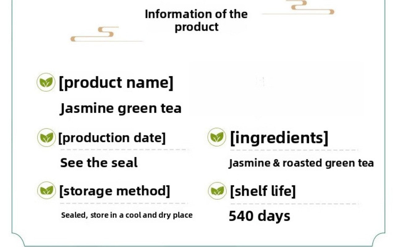 50g Guangxi 2025 New Jasmine Tea Piaoxue Strong Aroma Type Premium Green Tea