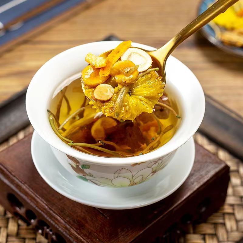 Natural healthy herbal tea constipation Luohanguo PangDaHai Chrysanthemum tea