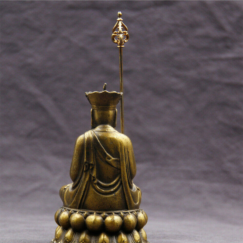 Chinese Bronze Antique Tibetan Buddhism Buddha Statue Mini Buddha Decoration