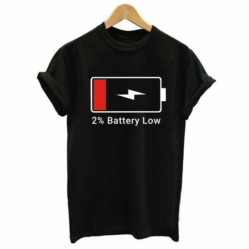 Family Matching T-Shirts Mommy Low Battery Charged Father Kids Baby Bodysuit Son