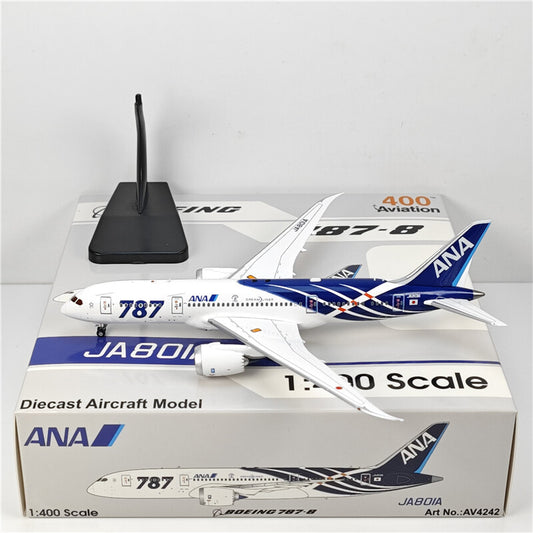 1:400 Aviation ANA BOEING B787-8 Passenger Airplane Diecast Plane Model