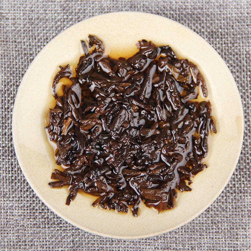 357g Ripe Pu'er Tea Laobanzhang Pu-erh Cooked Tea Cake Yunnan Puerh Black Tea