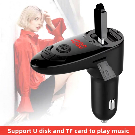 Transmisor De Audio FM Para Auto Bluetooth 5.0 USB Receptor Radio For Carro