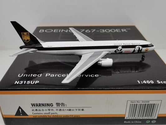 1:400 Phoenix United parcel Service B767-300ER Airplane Diecast Aircraft Model