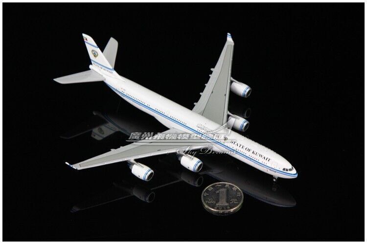1:400 JC WINGS STATE OF KUWAIT AIRBUS A340-500 Airplane Diecast Aircraft Model