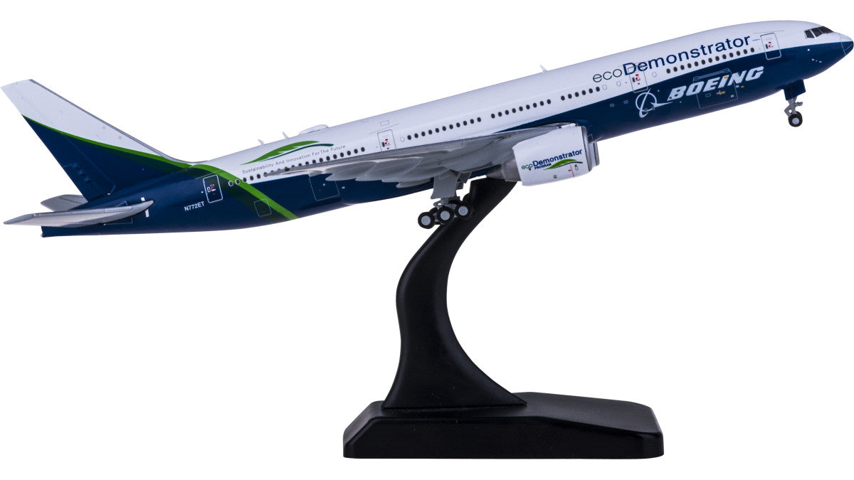 1:400 JC Wings ecoDemonstrator BOEING 777-200 Passenger Airplane Diecast Model
