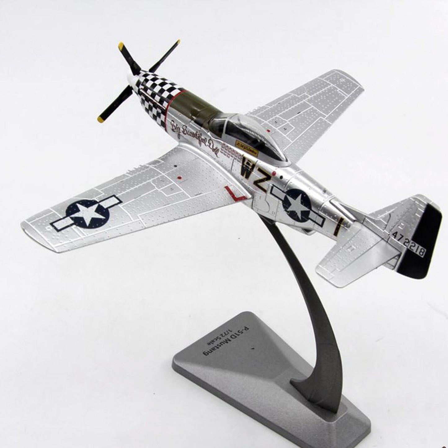 1/72 AF1 World War II US P-51 Mustang Fighter Aircraft Model Military Ornaments