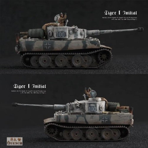 1/72 Quenched German Tiger Tank Ear Tiger Leningrad Finished Model No Solider