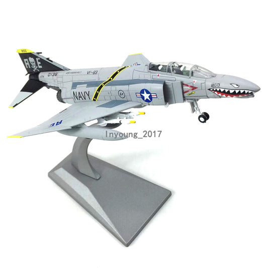 1:100 McDonnell-Douglas F-4C Phahtom Plane Model Diecast Military Airplane Model