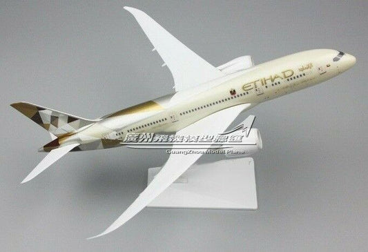 31CM 1:200 ETIHAD BOEING 787-9 Passenger Airplane ABS Plastic Assembled Model